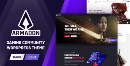 Armadon-Gaming-Community-WordPress-Theme