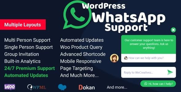 WordPress-WhatsApp-Support