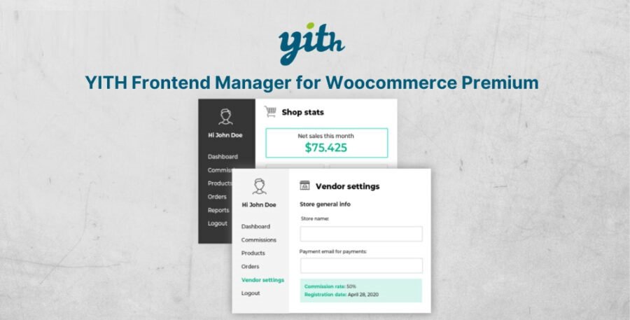 YITH Frontend Manager for Woocommerce