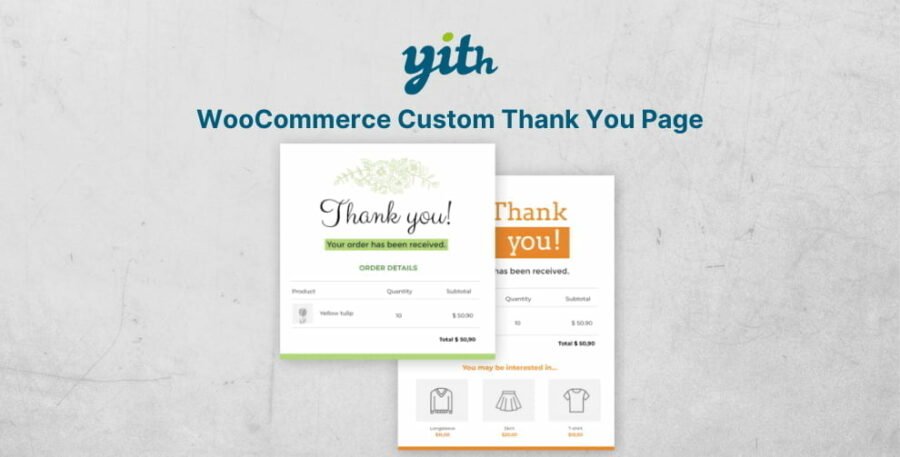 YITH WooCommerce Custom Thank You Page